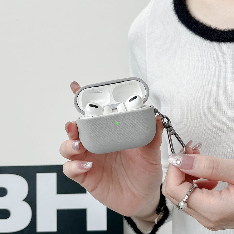 For AirPods Pro 2 Suede Earphone Protective Case(White) - For AirPods Pro 2 by PMC Jewellery | Online Shopping South Africa | PMC Jewellery | Buy Now Pay Later Mobicred