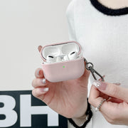 For AirPods Pro Suede Earphone Protective Case(Pink)