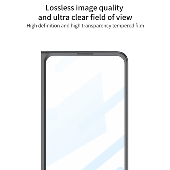 For Samsung Galaxy Z Fold5 5G GKK Integrated Blade Ultra-thin Full Coverage Phone Case(Cyan)