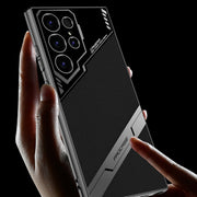 For Samsung Galaxy S24 Ultra 5G GKK Esports Leather Shockproof Phone Case(Grey)