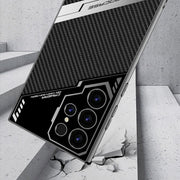 For Samsung Galaxy S24 Ultra 5G GKK Esports Leather Shockproof Phone Case(Carbon Fibre)