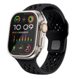 For Apple Watch Ultra 2 49mm Oval Holes Fluororubber Watch Band(Black) - free shipping - PMC TechLife - Order now!