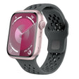 For Apple Watch Series 2 42mm Oval Holes Fluororubber Watch Band(Dark Grey) - free shipping - PMC TechLife - Order now!
