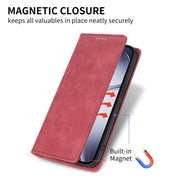 For Redmi K70 Ultra Business Solid Color Magnetic RFID Leather Phone Case(Red)