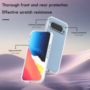 For Google Pixel 9 Terminator Style Shockproof Phone Case(Transparent)