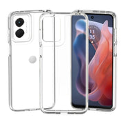 For Motorola Moto G Play 4G 2024 Terminator Style Shockproof Phone Case(Transparent)