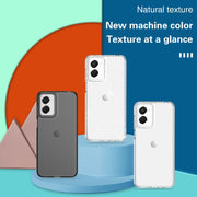 For Motorola Moto G Power 5G 2024 Terminator Style Shockproof Phone Case(Transparent)