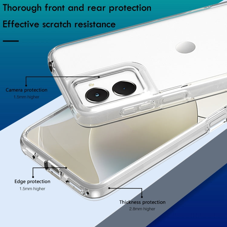 For Motorola Moto G Power 5G 2024 Terminator Style Shockproof Phone Case(Transparent)