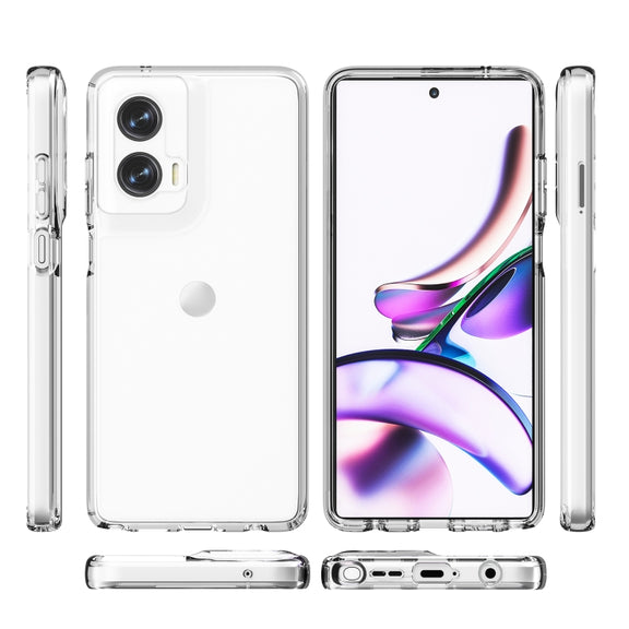 For Motorola Moto G Stylus 5G 2024 Terminator Style Shockproof Phone Case(Transparent)