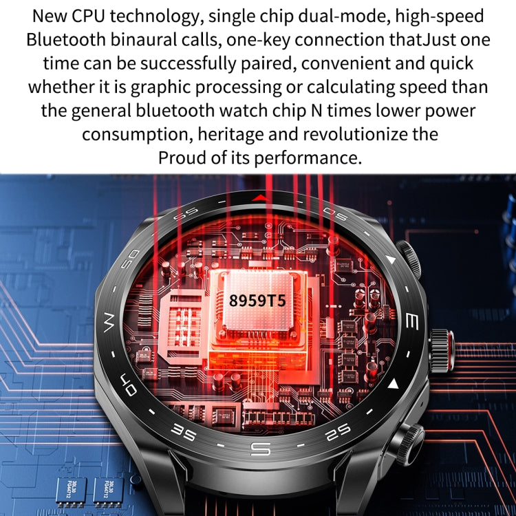 LEMFO T95 1.52 inch IPS Screen 2 in 1 Bluetooth Earphone Smart Watch Support Health Monitoring(Silver) - free shipping - PMC TechLife - Order now!