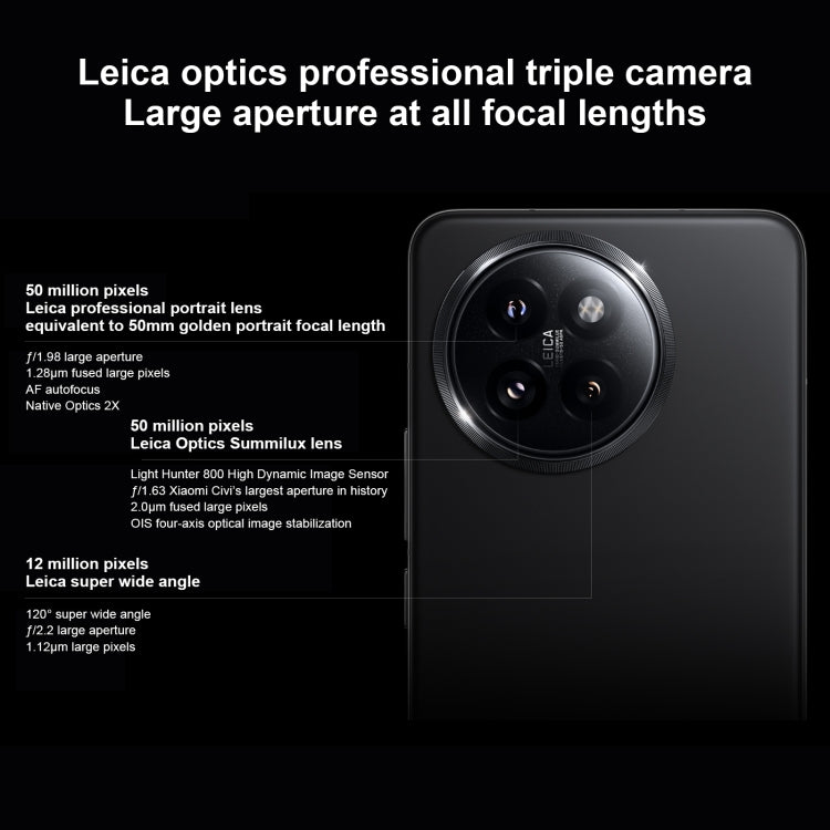 Xiaomi Civi 4 Pro, 12GB+256GB,  6.55 inch Xiaomi HyperOS Snapdragon 8s Gen 3 Octa Core 4nm up to 3.0GHz, NFC, Network: 5G(Blue) - free shipping - PMC Jewellery - Order now!