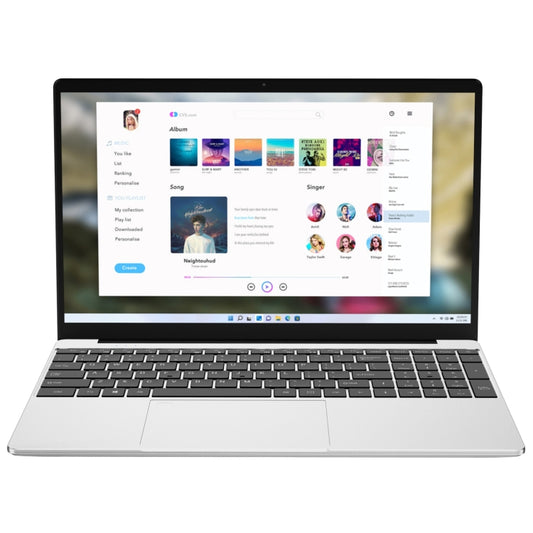 GXMO F152G 15.6 inch Laptop, 16GB+512GB, Windows 11 Intel Alder Lake N95 Quad Core, Support Fingerprint Unlock(Silver) - free shipping - PMC Jewellery - Order now!