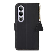 For OnePlus Ace 3V Side-Magnetic TJ Genuine Leather RFID Phone Case(Black)