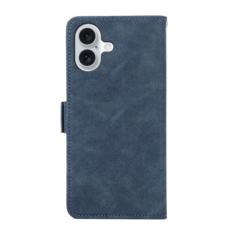 For iPhone 17 ABEEL Frosted Magnetic RFID Leather Phone Case(Blue) - free shipping - PMc TechLife - Order now!