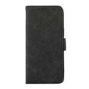For iPhone 17 Air ABEEL Frosted Magnetic RFID Leather Phone Case(Black)