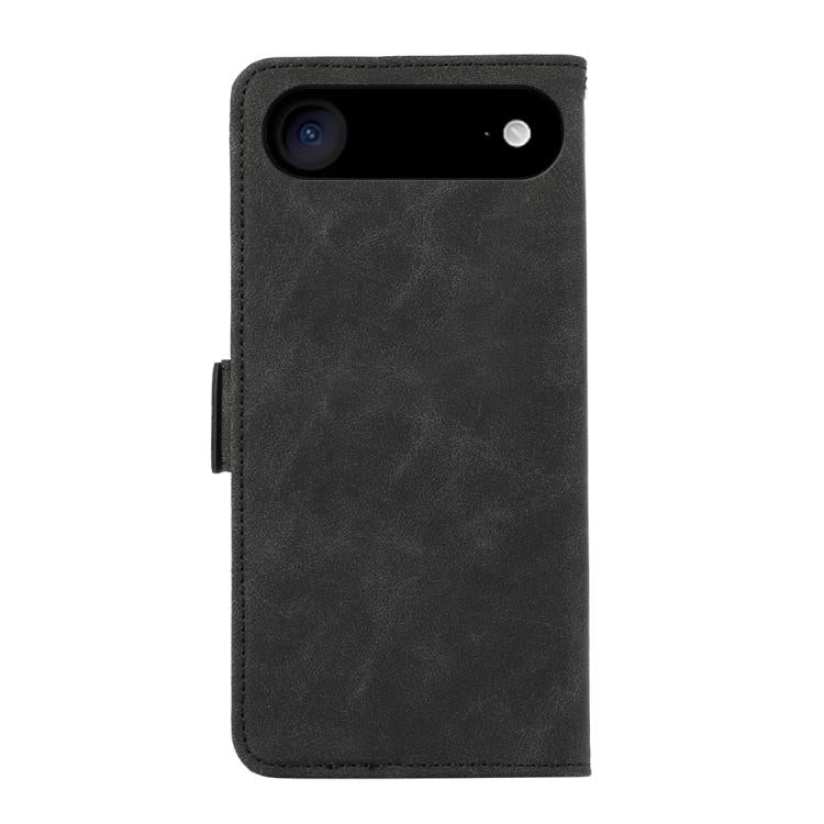 For iPhone 17 Air ABEEL Frosted Magnetic RFID Leather Phone Case(Black)