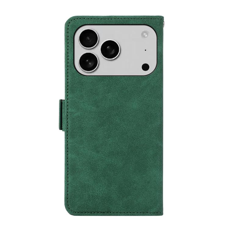 For iPhone 17 Pro ABEEL Frosted Magnetic RFID Leather Phone Case(Green) - free shipping - PMc TechLife - Order now!