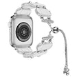 For Apple Watch SE 2022 44mm Resin Retractable Chain Watch Band(Transparent) - Watch Bands by PMC TechLife | Online Shopping South Africa | PMC TechLife