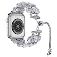 For Apple Watch SE 44mm Resin Retractable Chain Watch Band(Cracks) - Watch Bands by PMC TechLife | Online Shopping South Africa | PMC TechLife