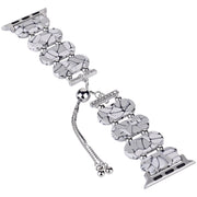 For Apple Watch SE 44mm Resin Retractable Chain Watch Band(Cracks)