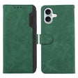 For iPhone 17 ABEEL Color Block Magnetic RFID Leather Phone Case(Green-Black) - free shipping - PMc TechLife - Order now!