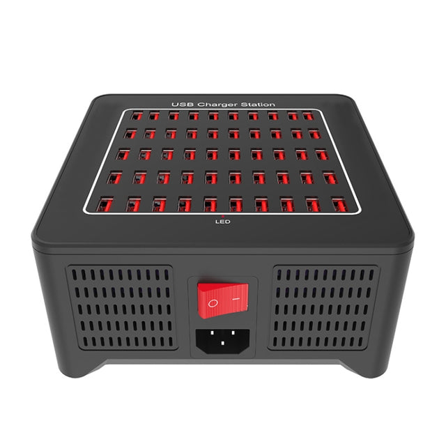 YFY-A77 250W 50 Ports USB Smart Charging Station(UK Plug)