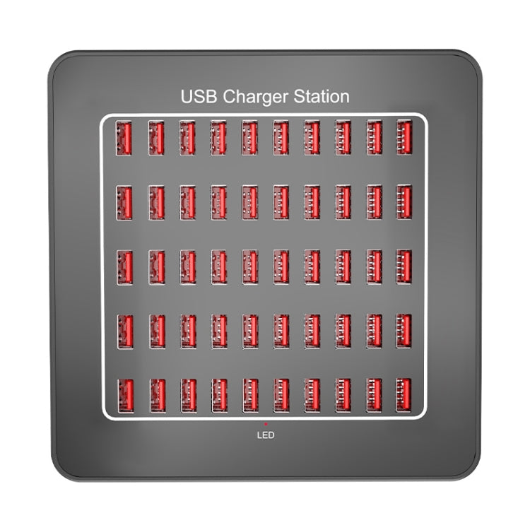 YFY-A77 250W 50 Ports USB Smart Charging Station(UK Plug)