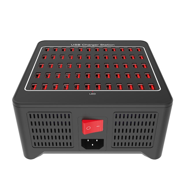 YFY-A78 300W 60 Ports USB Smart Charging Station(US Plug)