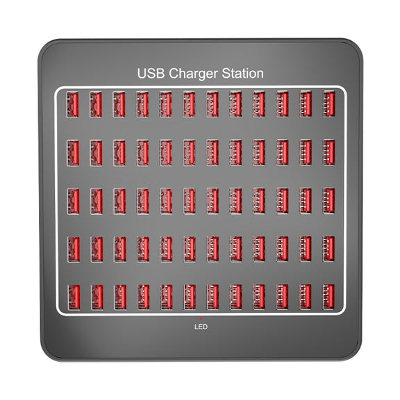 YFY-A78 300W 60 Ports USB Smart Charging Station(US Plug)