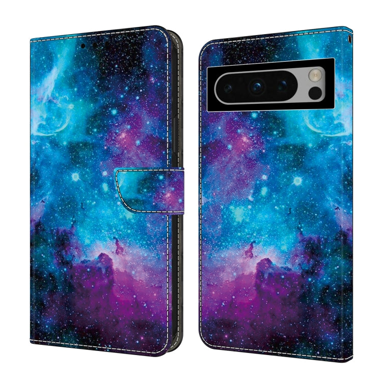 For Google Pixel 9 Crystal Painted Leather Phone case(Starry Sky) - Google Cases by PMC TechLife | Online Shopping South Africa | PMC TechLife | Buy Now Pay Later Mobicred