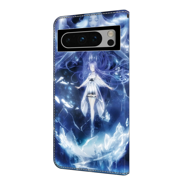 For Google Pixel 9 Pro Crystal Painted Leather Phone case(Magic Fairy) - Google Cases by PMC TechLife | Online Shopping South Africa | PMC TechLife | Buy Now Pay Later Mobicred