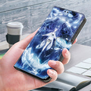 For Google Pixel 9 Pro Crystal Painted Leather Phone case(Magic Fairy)
