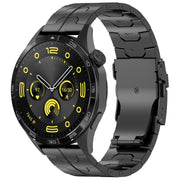 22mm Titanium Metal Watch Band(Black)