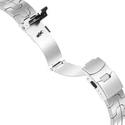 22mm Titanium Metal Watch Band(Black)