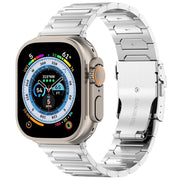 For Apple Watch Ultra 49mm I-Shaped Titanium Metal Watch Band(Silver)