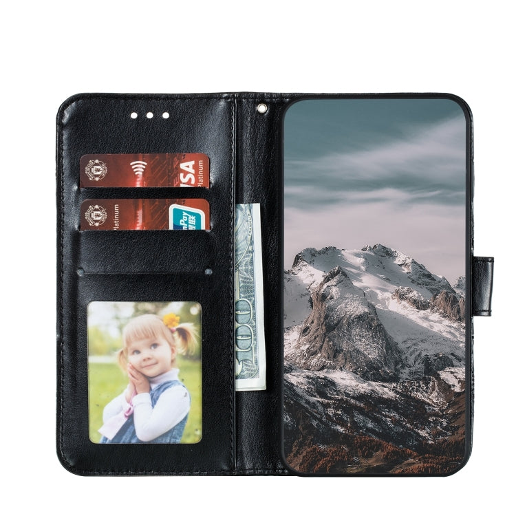 For Google Pixel 9 Sun Mandala Embossing Pattern Phone Leather Case(Black) - Google Cases by PMC TechLife | Online Shopping South Africa | PMC TechLife | Buy Now Pay Later Mobicred