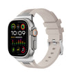 For Apple Watch Ultra 2 49mm Loners Liquid Silicone Watch Band(Silver Starlight) - Watch Bands by PMC TechLife | Online Shopping South Africa | PMC TechLife | Buy Now Pay Later Mobicred