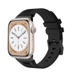 For Apple Watch Series 2 42mm Loners Liquid Silicone Watch Band(Black Black) - free shipping - PMC TechLife - Order now!