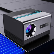 GXMO H50 Android 12 2GB+16GB 1080P 500ANSI 2.4G & 5G Dual WiFi Modes Wireless Projector(Black)