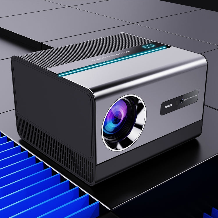 GXMO H50 Android 12 2GB+16GB 1080P 500ANSI 2.4G & 5G Dual WiFi Modes Wireless Projector(Black)