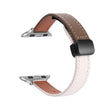 For Apple Watch Ultra 2 49mm Slim Magnetic Buckle Genuine Leather Watch Band(Plain Beige Coffee) - Watch Bands by PMC TechLife | Online Shopping South Africa | PMC TechLife | Buy Now Pay Later Mobicred