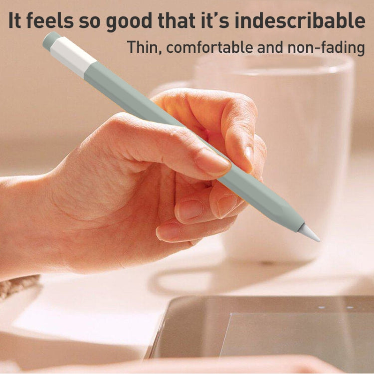 For Apple Pencil USB-C Pencil Style Liquid Silicone Stylus Case(Green) - Pencil Accessories by PMC Jewellery | Online Shopping South Africa | PMC Jewellery | Buy Now Pay Later Mobicred