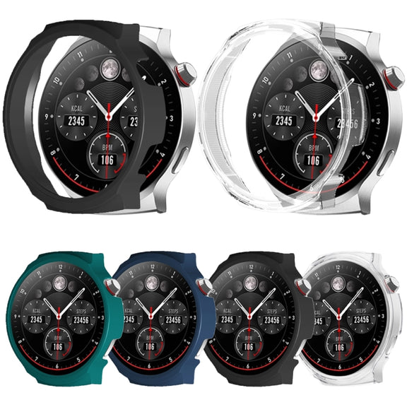 For Aigo Smart Watch V8 Half Coverage PC Watch Protective Case(Dark Green)