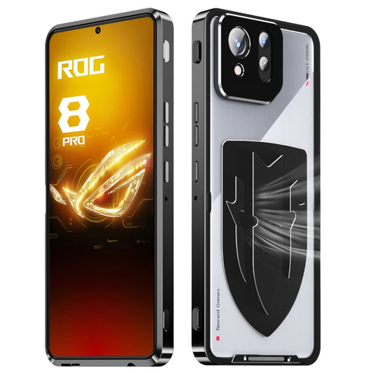 For ASUS ROG Phone 8 / 8 Pro Metal Cooling Phone Case(Black) - ASUS Cases by PMC Jewellery | Online Shopping South Africa | PMC Jewellery | Buy Now Pay Later Mobicred