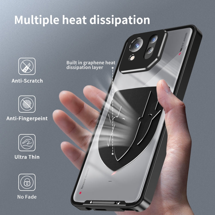 For ASUS ROG Phone 8 / 8 Pro Metal Cooling Phone Case(Black) - ASUS Cases by PMC Jewellery | Online Shopping South Africa | PMC Jewellery | Buy Now Pay Later Mobicred