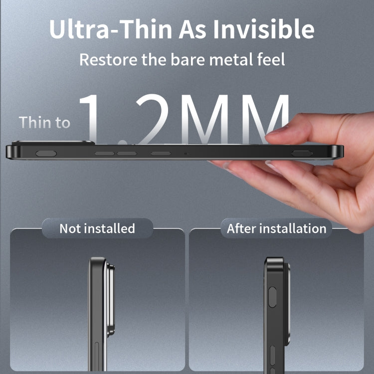 For ASUS ROG Phone 8 / 8 Pro Metal Cooling Phone Case(Black) - ASUS Cases by PMC TechLife | Online Shopping South Africa | PMC TechLife | Buy Now Pay Later Mobicred