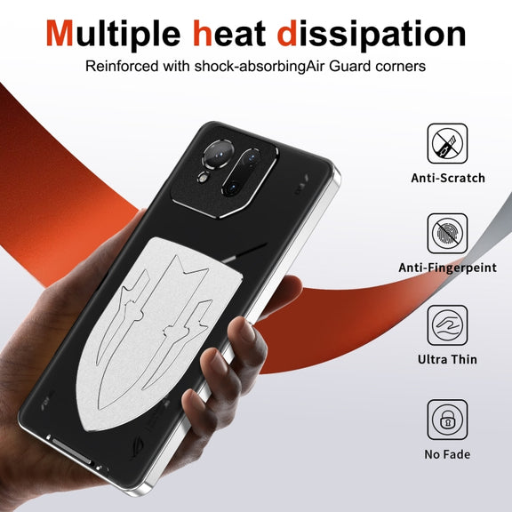 For ASUS ROG Phone 9 / 9 Pro Metal Cooling Phone Case(Black)