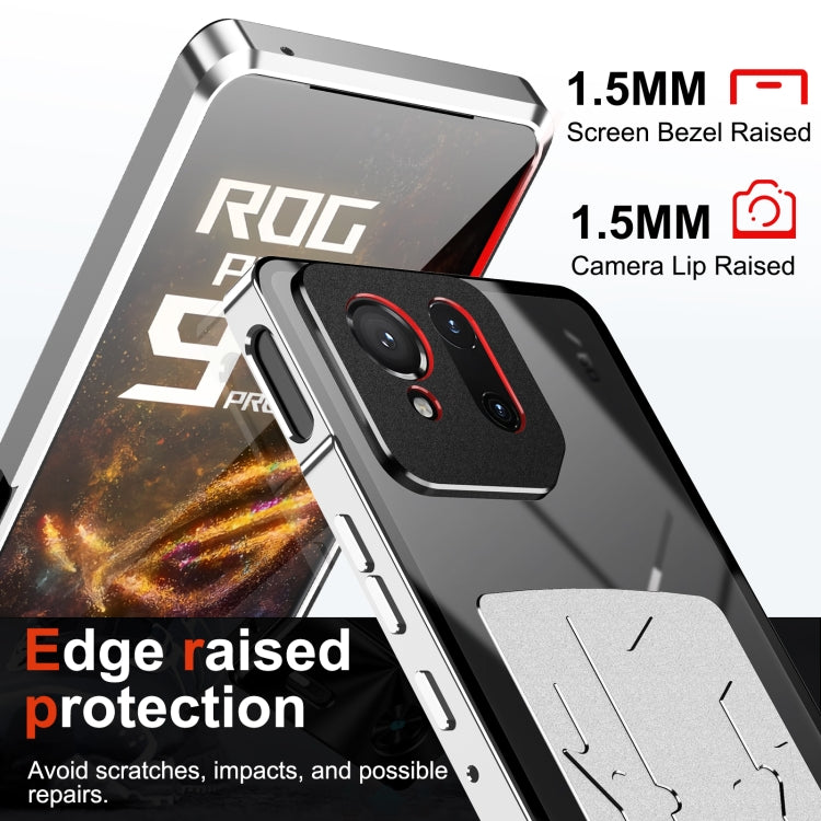 For ASUS ROG Phone 9 / 9 Pro Metal Cooling Phone Case(Silver)