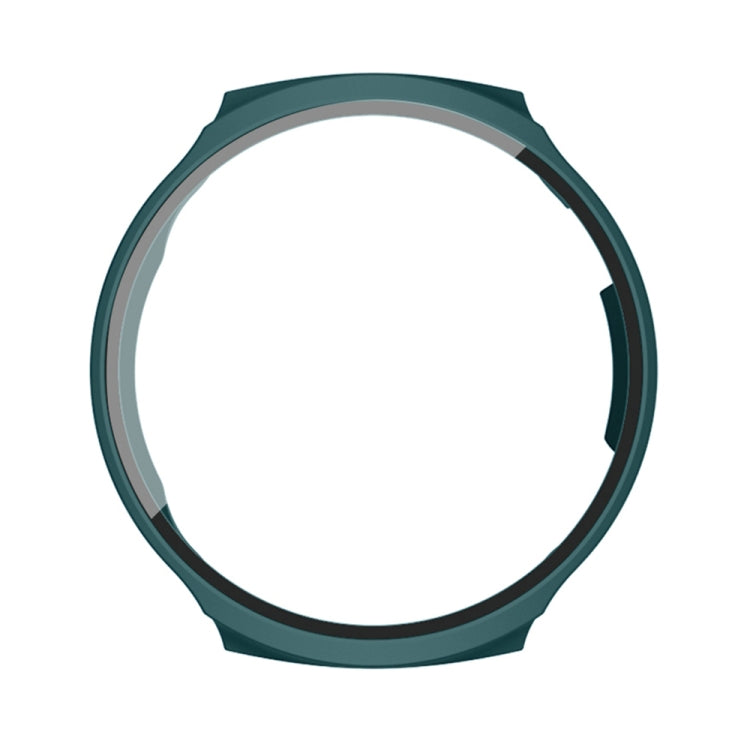 For Aigo Smart Watch V8 PC + Tempered Film Integrated Watch Protective Case(Dark Green) - Watch Case by PMC TechLife | Online Shopping South Africa | PMC TechLife
