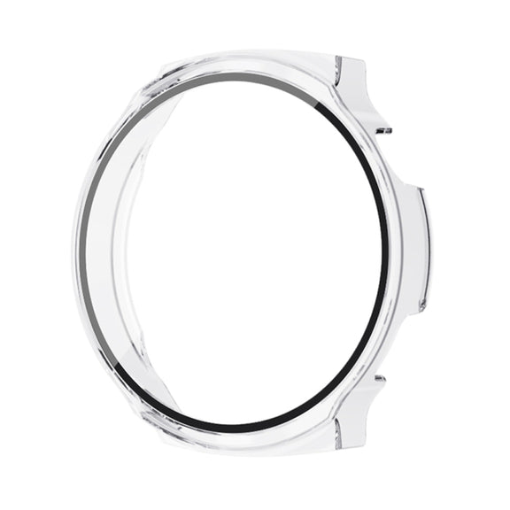 For Aigo Smart Watch V8 PC + Tempered Film Integrated Watch Protective Case(Transparent)